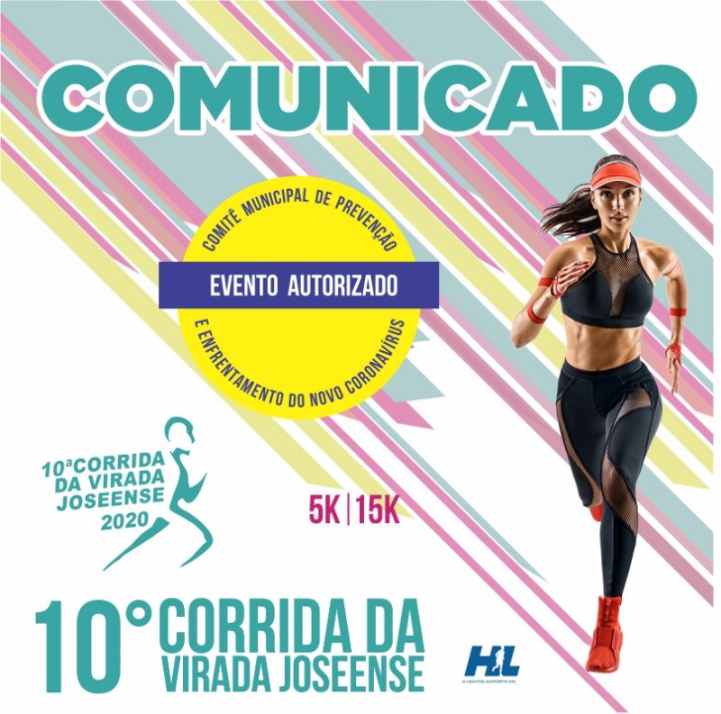 COMUNICADO: 10ª CORRIDA DA VIRADA JOSEENSE 2020
